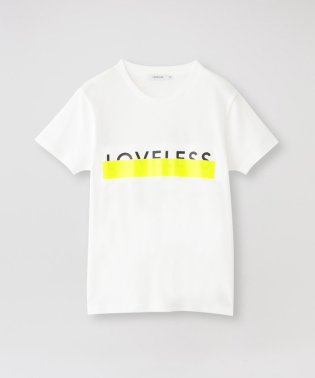 LOVELESS　WOMEN/カラーラインロゴTシャツ/505483352