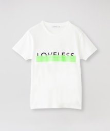 LOVELESS　WOMEN/【WEB限定】カラーラインロゴTシャツ/505483353