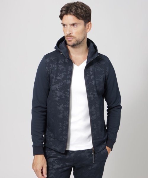 【Safari Lounge別注】ダンボールカモフラエンボスパーカ Safari