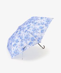 Afternoon Tea LIVING(アフタヌーンティー・リビング)/水彩フラワー折りたたみ傘 雨傘/ブルー