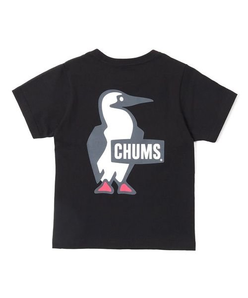 CHUMS(チャムス)/KIDS BOOBY LOGO T－SHIRT (キッズ ブービー ロゴ Tシャツ)/BLACK