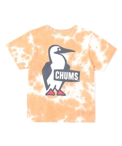 CHUMS(チャムス)/KIDS BOOBY LOGO T－SHIRT (キッズ ブービー ロゴ Tシャツ)/ORANGETIE-DYE