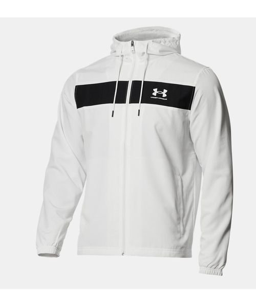 UNDER ARMOUR(アンダーアーマー)/UA SPORTSTYLE WINDBREAKER/WHITE//BLACK