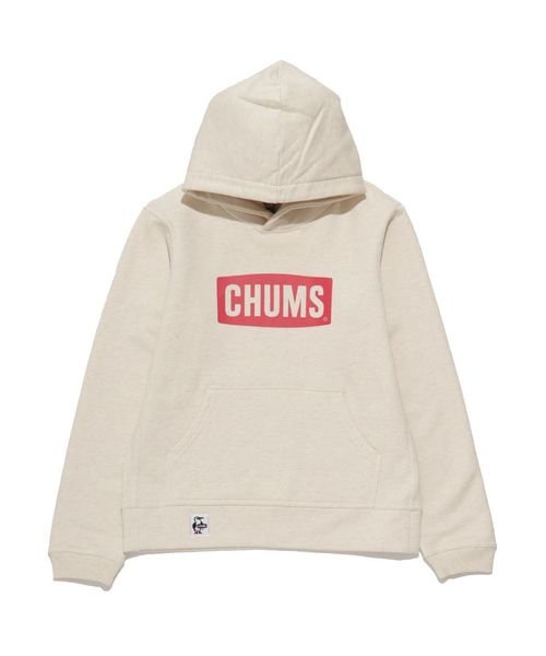 CHUMS(チャムス)/CHUMS Logo Pullover Parka (チャムスロゴ プルオーバーパーカー)/H-NATURAL/RED
