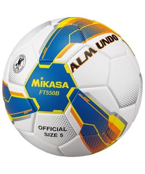 MIKASA(ミカサ)/サッカー5号 ALMUNDO 検定球 貼り 青黄/BLY