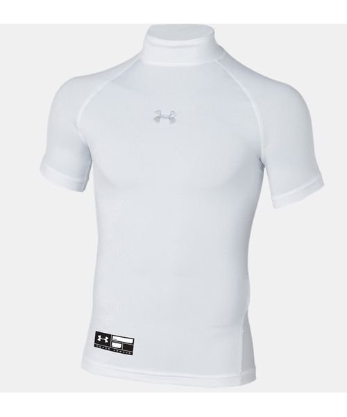 UNDER ARMOUR(アンダーアーマー)/UA HG ARMOUR SS MOCK YOUTH PK/WHITE//
