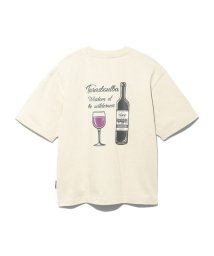 TARAS BOULBA/レディース ヘビーコットンプリントTシャツ（ワイン）/505581345