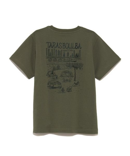 TARAS BOULBA(タラスブルバ)/ジュニア ヘビーコットンプリントTシャツ(サイトマップ）/カーキ
