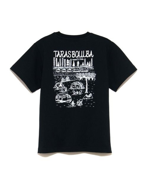 TARAS BOULBA(タラスブルバ)/ジュニア ヘビーコットンプリントTシャツ(サイトマップ）/ブラック