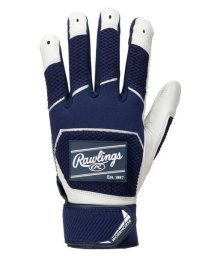 Rawlings/両手用 パッチロゴ バッティンググラブ － ネイビー/505581633