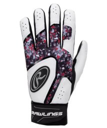 Rawlings/両手用 クラッシュ・ザ・ストーン バッティンググラブ (ハイパーグリップ) － ライトグレー/505581640