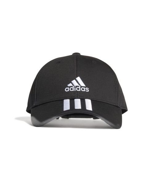 Adidas(アディダス)/ベースボール 3ストライプス ツイル キャップ / BASEBALL 3STRIPES TWILL CAP/ブラック/ホワイト/ホワイト