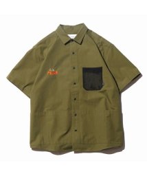 POLeR/CT RIP MULTI POCKET  S/S RELAX FIT SHIRT(コットンリップマルチポケットショートスリーブリラックスフィットシャツ)/505582842