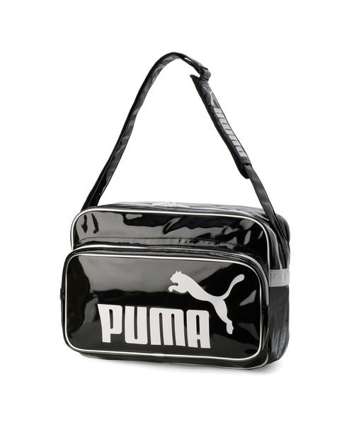 PUMA(PUMA)/トレーニング PU ショルダー L/プーマブラック/プーマホワイト