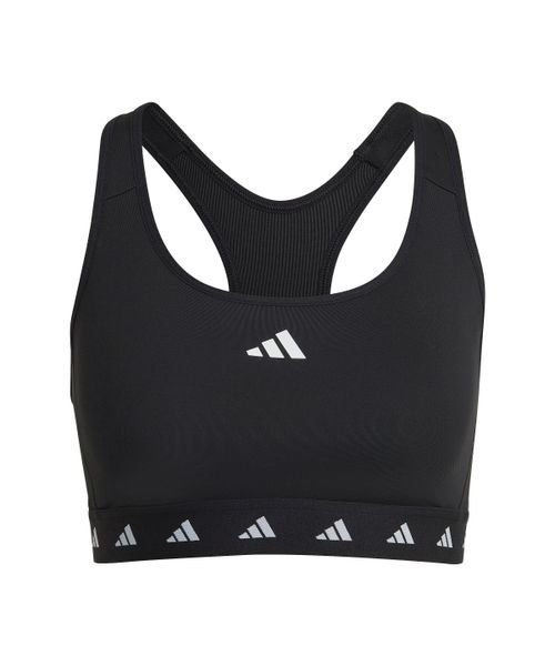 Adidas(アディダス)/パワーリアクト トレーニング ミディアムサポート テックフィット ブラ / W TRAINING PWR MEDIUM SUPPORT TECHFIT BRA/ブラック