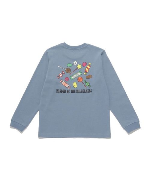 TARAS BOULBA(タラスブルバ)/ジュニア ヘビーコットンロングTシャツ（スイーツ）/ブルーグレー