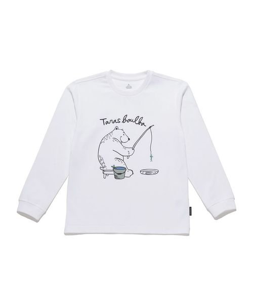 TARAS BOULBA(タラスブルバ)/ジュニア ヘビーコットンロングTシャツ（ベア）/ホワイト