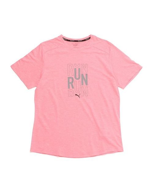 PUMA(PUMA)/ランニング ロゴ SS Tシャツ M/SUNSETGLOW