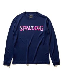 SPALDING/ロングスリーブTシャツ デジカモロゴ/505587033