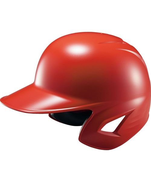 ZETT(ゼット)/軟式 ヘルメット 両耳/レッド6400