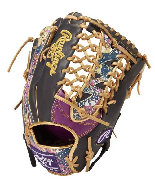 Rawlings(ローリングス)/軟式 HOH BLIZZARD ＆ WIZARD #01（エイチオーエイチブリザードアンドウィザード）B88MG－パープル/PPL