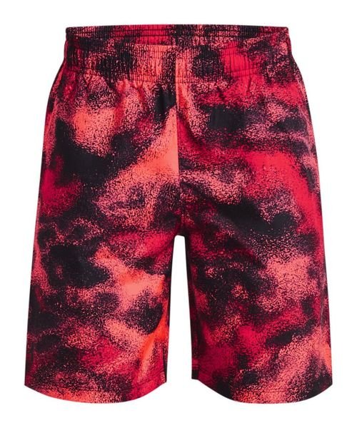 UNDER ARMOUR(アンダーアーマー)/UA WOVEN PRINTED SHORTS/BLACK/AFTERBURN/BLACK