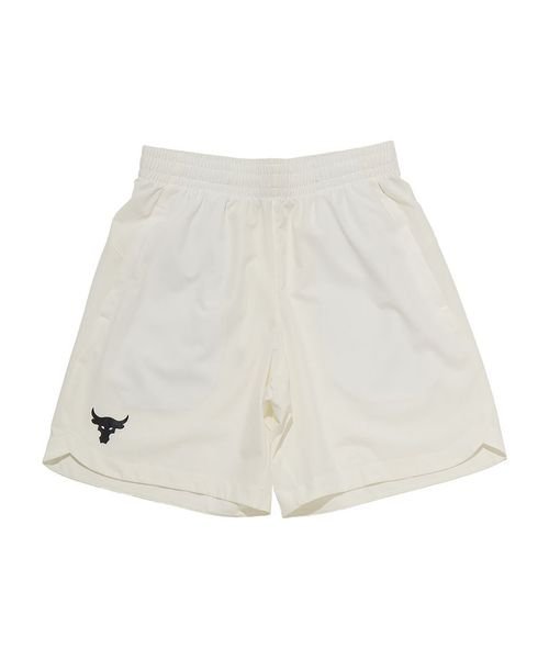 UNDER ARMOUR(アンダーアーマー)/UA PJT ROCK WOVEN SHORTS/IVORY//BLACK