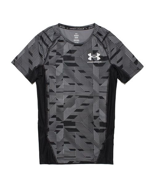 UNDER ARMOUR(アンダーアーマー)/UA ISO－CHILL COMPRESSION SHORT SLEEVE NOVELTY/BLACK//