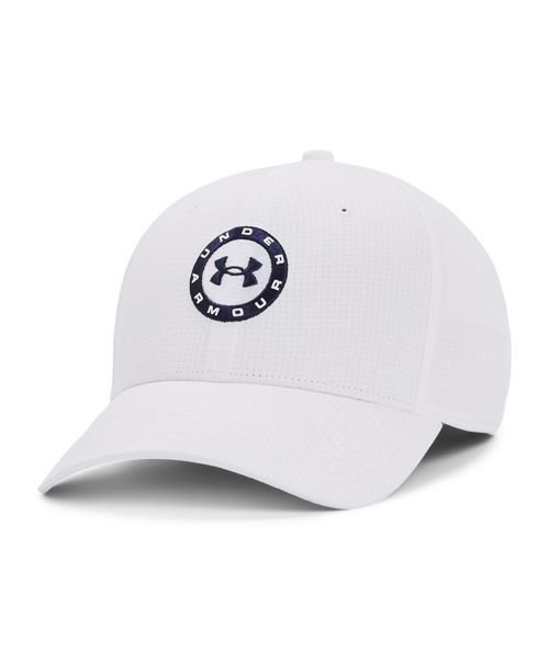 UNDER ARMOUR(アンダーアーマー)/UA JORDAN SPIETH TOUR ADJUSTABLE HAT/WHITE//MIDNIGHTNAVY