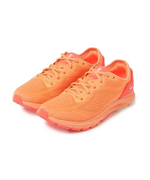 UNDER ARMOUR(アンダーアーマー)/UA W HOVR SONIC 6/ORANGETROPIC/AFTERBURN/WHITE