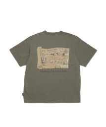 TARAS BOULBA/コットン天竺 プリントＴシャツ（海賊MAP）/505590595