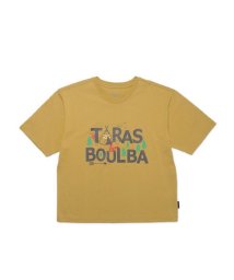 TARAS BOULBA/レディース コットン天竺 プリントＴシャツ（ロゴ）/505590681