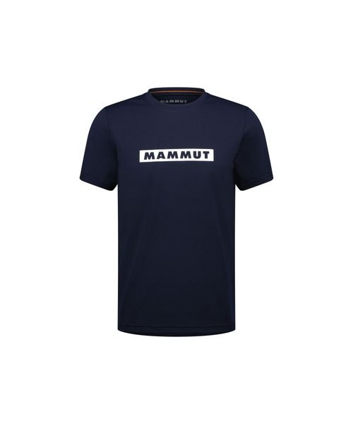 MAMMUT(マムート)/QD Logo Print T－Shirt AF Men/MARINEPRT2