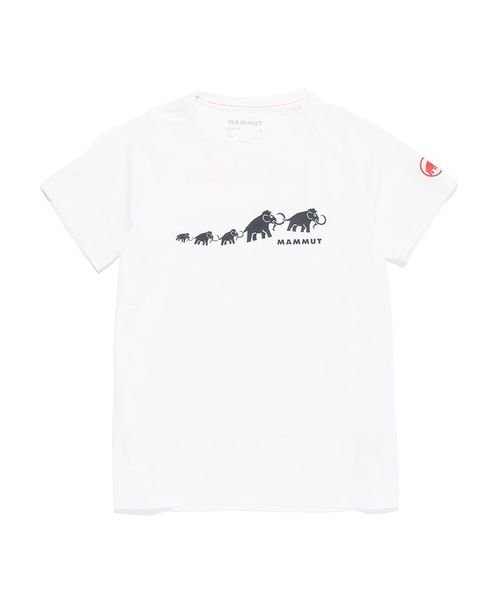 MAMMUT(マムート)/QD Logo Print T－Shirt AF Women/WHITEPRT3