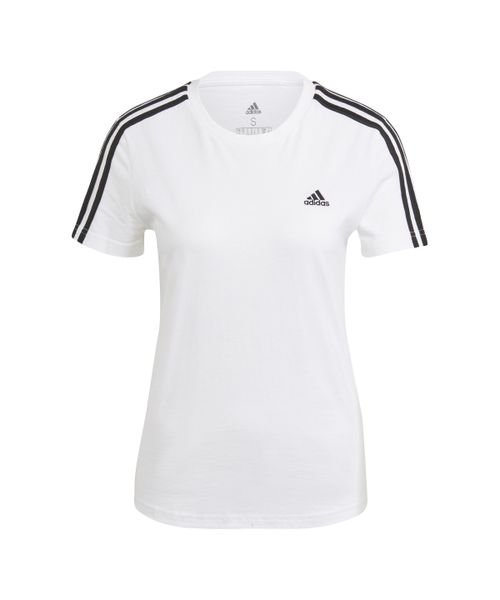 adidas(adidas)/W ESS Tシャツ/ホワイト/ブラック