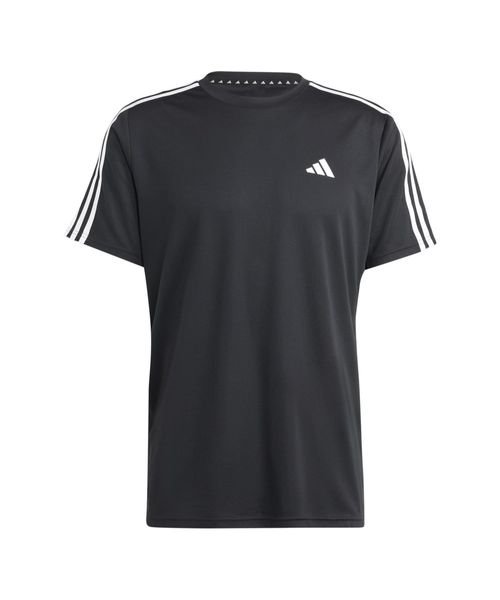 adidas(adidas)/Train Essentials 3－Stripes Training T－Shirt/ブラック/ホワイト