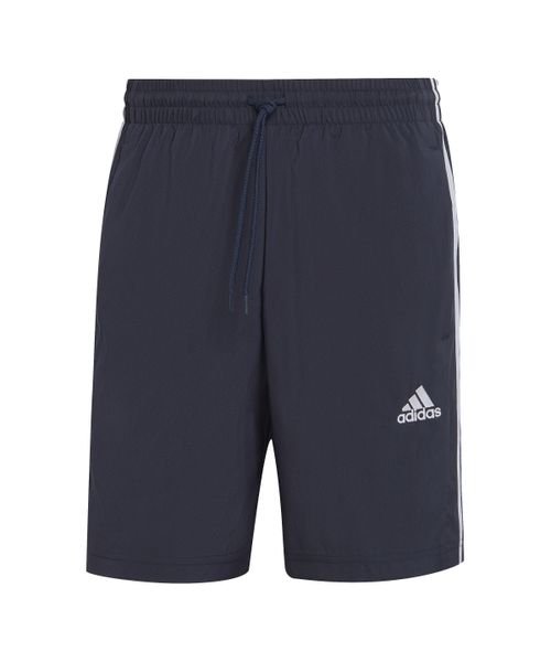 Adidas(アディダス)/AEROREADY Essentials Chelsea 3－Stripes Shorts/レジェンドインク/ホワイト