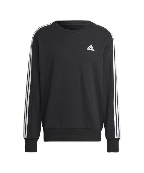 adidas(adidas)/Essentials French Terry 3－Stripes Sweatshirt/ブラック