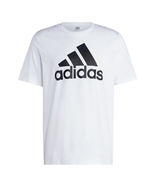 adidas(adidas)/Essentials Single Jersey Big Logo T－Shirt/ホワイト