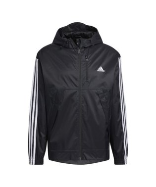 adidas/3－Stripes Loose Fit Hooded Woven Jacket (Gender Free)/505591535