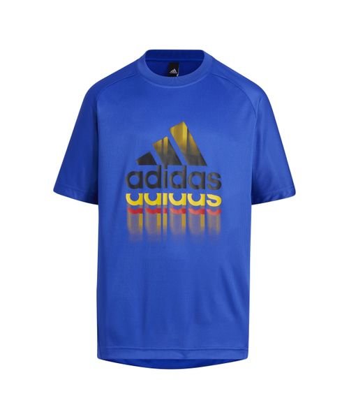 Adidas(アディダス)/YB MH ロゴグラフィック Tシャツ/セミルシッドブルー
