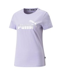 PUMA/ESS+ METALLIC LOGO Tシャツ/505591941