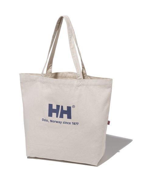 HELLY HANSEN(ヘリーハンセン)/Organic Cotton Logo Tote L (オーガニックコットンロゴトートL)/HB