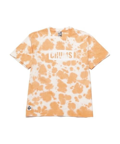 CHUMS(チャムス)/CHUMS LOGO T－SHIRT (チャムス ロゴ Tシャツ)/ORANGETIE-DYE