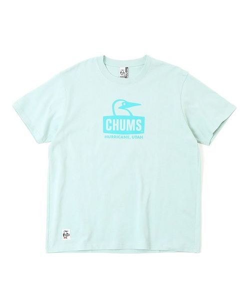 CHUMS(チャムス)/BOOBY FACE T－SHIRT (ブービー フェイス Tシャツ)/LT.BLUE