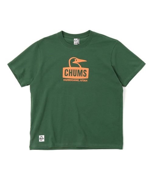 CHUMS(チャムス)/BOOBY FACE T－SHIRT (ブービー フェイス Tシャツ)/DARKGREEN