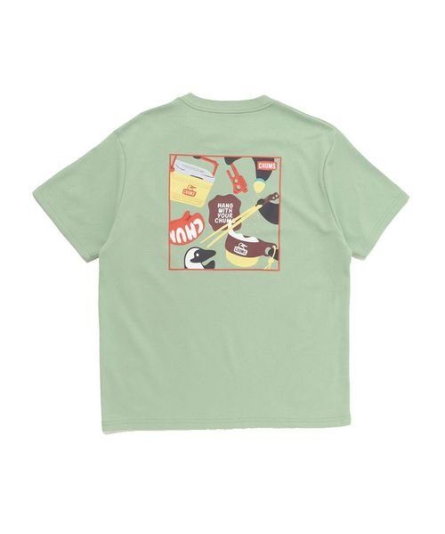 CHUMS(チャムス)/CAMP GEAR POPIN ART T－SHIRT (ポップイン アート Tシャツ)/BASIL