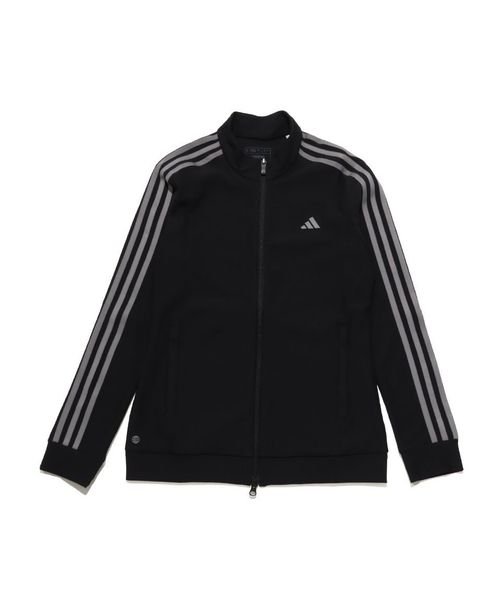 Adidas(アディダス)/スリーストライプス 長袖フルジップジャケット/ブラック
