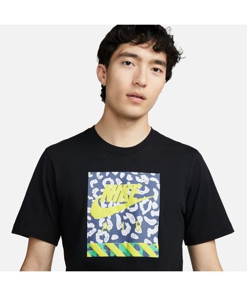 NIKE(NIKE)/AS M NSW TEE BRANDRIFFS HBR/BLACK