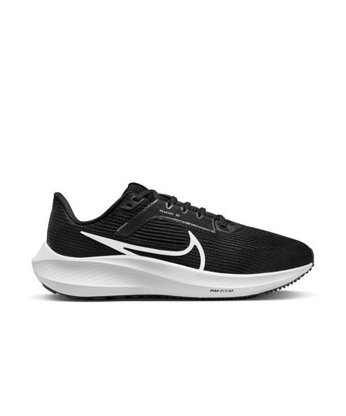 NIKE(ナイキ)/ナイキ ウィメンズ エア ズーム ペガサス 40 ワイド/BLACK/WHITE